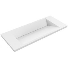 Cristalstone Linea Diago U700MCOLCWCR umywalka 70x30 cm prostokątna wpuszczana biała