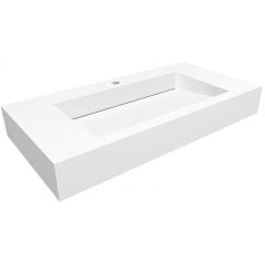 Cristalstone Linea Ideal U900MCOLC umywalka 90x45 cm prostokątna biała