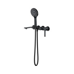 Cersanit Virgo S522120 bateria wannowo-prysznicowa podtynkowa czarna