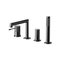 Cersanit Zen S951793 bateria wannowo-prysznicowa nawannowa czarna-grafitowa