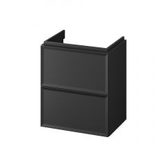 Cersanit Milagros S1021006 szafka 49.4x34.6x55.1 cm podumywalkowa wisząca czarna