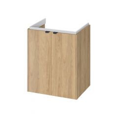 Cersanit Ovida S1058010 szafka 59.4x45x70 cm podumywalkowa wisząca dąb