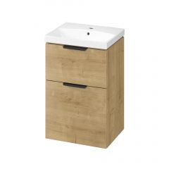 Cersanit City S4004133 umywalka z szafką 50.5 cm dąb