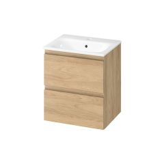 Cersanit Moduo S4013014 umywalka z szafką 50 cm dąb