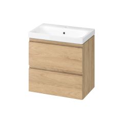 Cersanit Moduo S4013018 umywalka z szafką 60 cm dąb