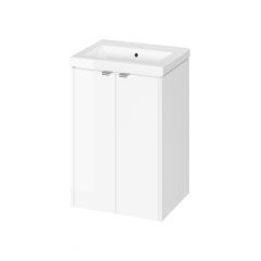 Cersanit Ovida S4047001 umywalka z szafką 50 cm białą