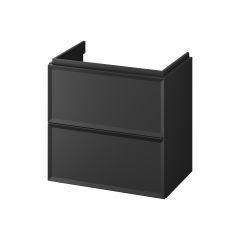 Cersanit Milagros S590100 szafka 59.4x37.4x55.1 cm podumywalkowa wisząca czarna