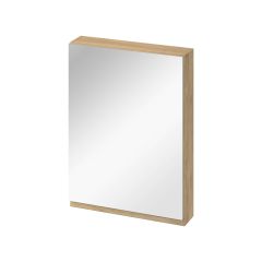 Cersanit Moduo S590132 szafka 59.5x14.4x80 cm z lustrem dąb