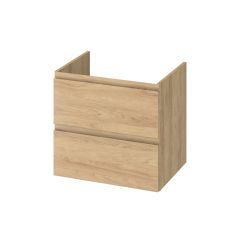 Cersanit Moduo S590137 szafka 59.5x44.7x57 cm podumywalkowa wisząca dąb