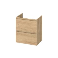 Cersanit Moduo S590139 szafka 49.4x39.7x57 cm podumywalkowa wisząca dąb