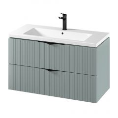 Cersanit Tirso S801546 umywalka z szafką 100 cm zieloną