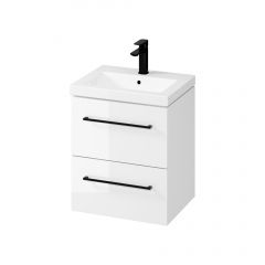 Cersanit Larga S801567 umywalka z szafką 50 cm białą