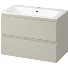 Cersanit Moduo S801592 umywalka z szafką 80 cm beżową