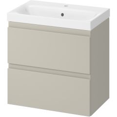 Cersanit Moduo S801594 umywalka z szafką 60 cm beżową