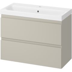 Cersanit Moduo S801595 umywalka z szafką 80 cm beżową