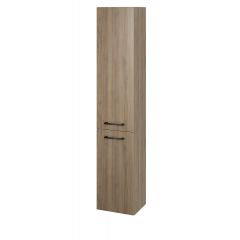 Cersanit Gala S926082DSM szafka 30x25x150 cm boczna wisząca orzech