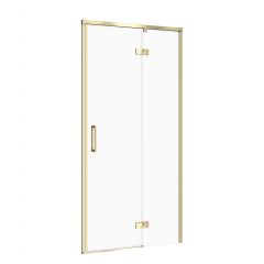 Cersanit Larga S164062 drzwi prysznicowe 90 cm uchylne złoty mat/szkło przezroczyste