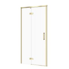 Cersanit Larga S164066 drzwi prysznicowe 90 cm uchylne złoty mat/szkło przezroczyste