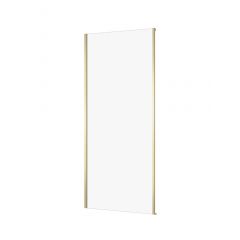 Cersanit Larga S164070 ścianka prysznicowa 90 cm złoty mat/szkło przezroczyste
