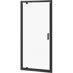 Cersanit Arteco S913012 drzwi prysznicowe 90 cm uchylne czarny mat/szkło przezroczyste