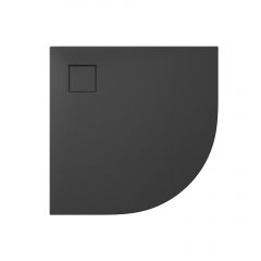 Cersanit Tako S932164 brodzik półokrągły 90x90 cm czarny