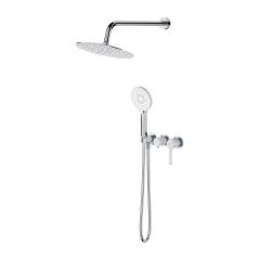 Cersanit Virgo S952047 zestaw prysznicowy podtynkowy z deszczownicą chrom