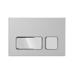 Cersanit Block K970406 przycisk spłukujący do wc chrom błyszczący-chrom mat