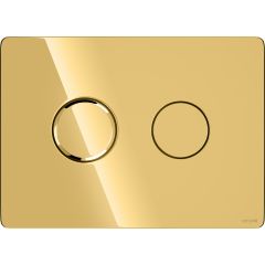 Cersanit Accento Circle K97461 przycisk spłukujący do wc złoty