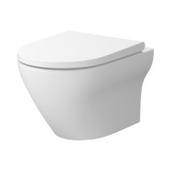 Cersanit Larga S701608 miska wc z deską wolnoopadającą wisząca bez kołnierza biały mat
