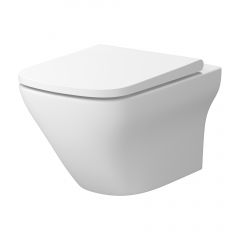 Cersanit Larga S701609 miska wc z deską wolnoopadającą wisząca bez kołnierza biały mat Cersanit Larga S701609 miska wc z deską wolnoopadającą wisząca bez kołnierza biały mat