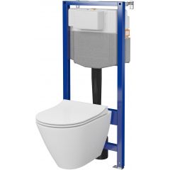 Cersanit City S701794 zestaw wc stelaż z miską i deską