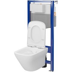 Cersanit Larga S701802 zestaw wc stelaż z miską i deską