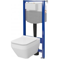 Cersanit Crea S701810 zestaw wc stelaż z miską i deską