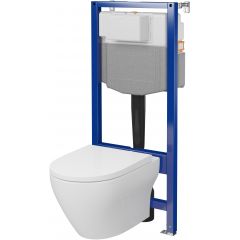 Cersanit Larga S701892 zestaw wc stelaż + miska + deska spłukiwanie wirowe