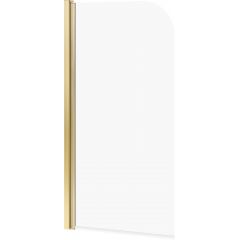 Cersanit Easy S1037002 parawan nawannowy 70 cm 1-częściowy złoty połysk/szkło przezroczyste