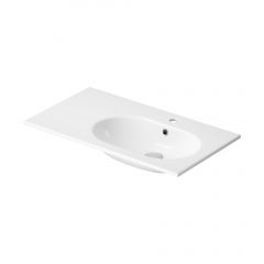 Cersanit Zen K117004 umywalka 80x45.5 cm prostokątna wpuszczana biała połysk