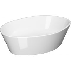 Cersanit City K35046ECO umywalka 52.5x35 cm owalna nablatowa biała