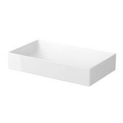 Cersanit Inverto K671008ECO umywalka 60x35 cm prostokątna nablatowa biała