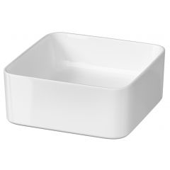 Cersanit Crea K114007ECO umywalka 35x35 cm kwadratowa nablatowa biała