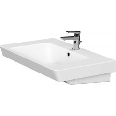 Cersanit Mille K675003 umywalka 81x48.5 cm prostokątna ścienna-meblowa biała