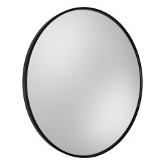Dubiel Vitrum Zoe 5905241012964 lustro 60x60 cm okrągłe z oświetleniem czarny