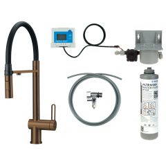 Deante Magnetic BRMFC75M zestaw startowy z baterią kuchenną stojąca brązowa Deante Magnetic BRMFC75M zestaw startowy z baterią kuchenną stojąca brązowa