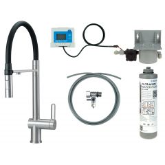 Deante Magnetic BRMFF75M zestaw startowy z baterią kuchenną stojąca stal Deante Magnetic BRMFF75M zestaw startowy z baterią kuchenną stojąca stal