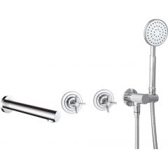 Deante Temisto NAC09TQ bateria wannowo-prysznicowa podtynkowa chrom