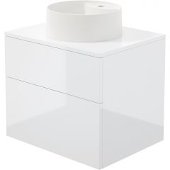 Deante Prizma SD6B6SAU4B umywalka z szafką i blatem 60 cm białą