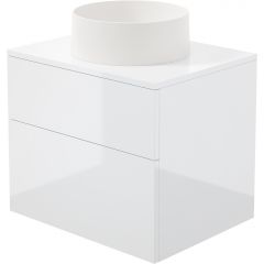 Deante Prizma SD6B6SAU4S umywalka z szafką i blatem 60 cm białą