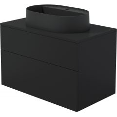 Deante Prizma SDNB8SNU6B umywalka z szafką i blatem 80 cm czarną