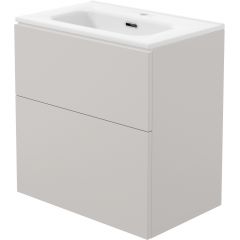 Deante Prizma STKU6U6U6M umywalka z szafką 60 cm beżową Deante Prizma STKU6U6U6M umywalka z szafką 60 cm beżową