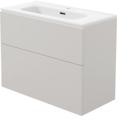 Deante Prizma STKU8U6U8M umywalka z szafką 80 cm beżową