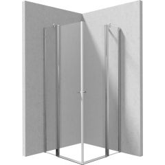 Deante Kerria Plus KKN0U09U09 kabina prysznicowa 90x90 cm kwadratowa chrom połysk/szkło przezroczyste